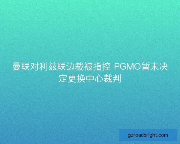 曼联对利兹联边裁被指控 PGMO暂未决定更换中心裁判 曼联对利兹联边裁被指控 PGMO暂未决定更换中心裁判